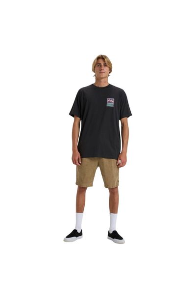 BİLLABONG Ανδρικό μπλουζάκι Stamp Ss ΜΑΥΡΟ ΑΝΔΡΙΚΟ ΜΠΛΟΥΖΑ EBYZT00293