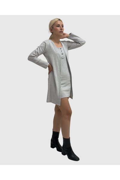 haha Basic Jacket for Women - Dress Set