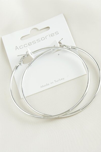 Marsilyan Pipe Hoop Earrings 6 cm