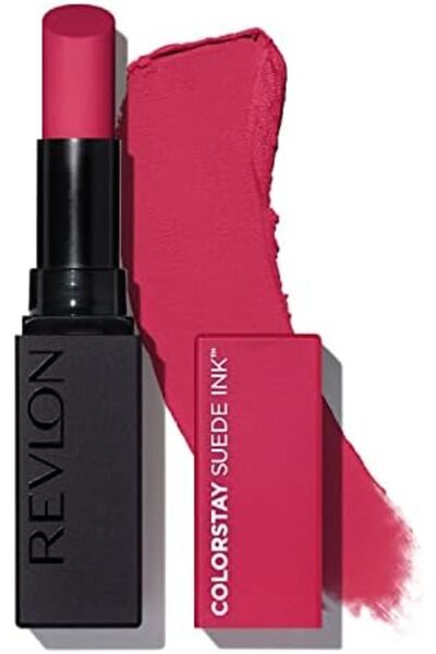 Revlon ColorStay Suede Ink Lipstick (011 Type A) Built-in Primer, Infused with Vitamin E, Waterproof