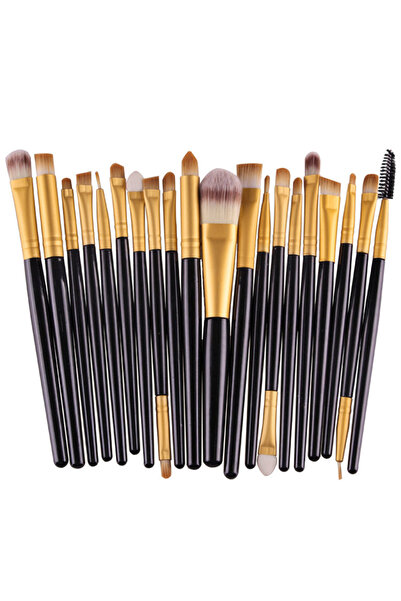 Choice1 مجموعة كاملة من أدوات مكياج ظلال العيون، مكونة من 20 قطعة، فرشاة تحديد العيون الشهيرة