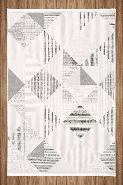 Aden Serni Kadife Dokuma Halı|Kaymaz Tabanlı Makinede Yıkanabilir Halı|Modern...