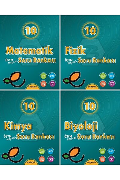 Endemik Yayınları Endemik 2026 10. Sınıf Matematik + Fizik + Kimya + Biyoloji...
