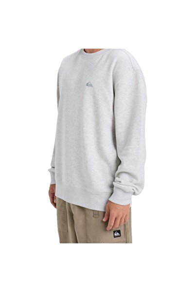 Quiksilver Salt Water Crew Men's Gray Sweatshirt Men's Sweatshirt Eqyft05158