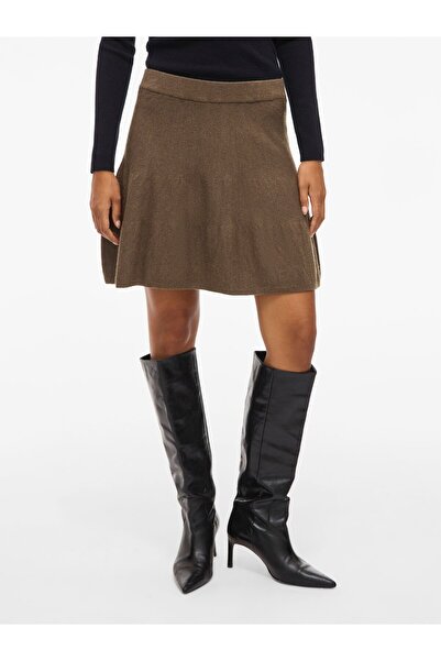 VILA Minirock VIRIL Gestrickter