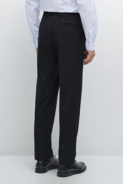 Massimo Dutti Wool blend suit trousers