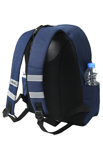 MUST 585060 Grafitti Primary School Backpack-Navy Blue
