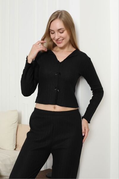 FORVENS Γυναικείο Σετ Πιτζάμες Μίνι Φιόγκος Badgirl