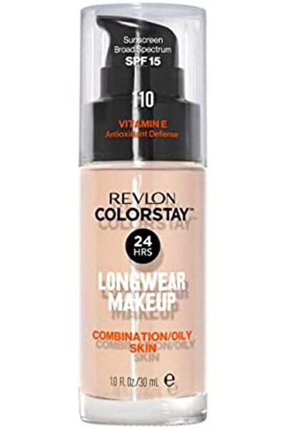 Revlon Colorstay Liquid Foundation Makeup For Combination/Oily Skin SPF 15, Longwear Medium-Full Cov