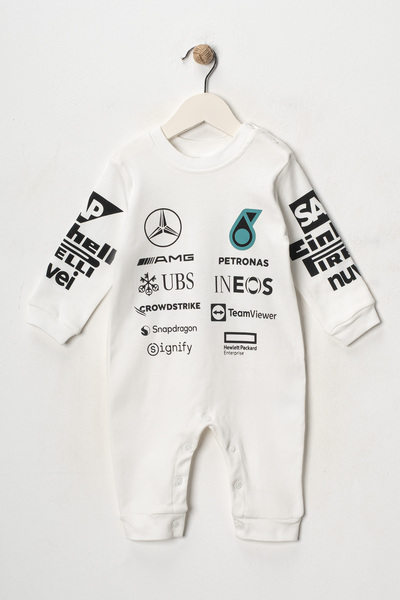ILY Kids Formula 1 Printed Star Baby Romper