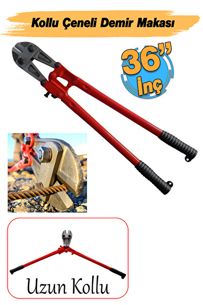 Badem10 (36'') Ручні кусачки для різання заліза, будівельної арматури, металевого дроту CR-V