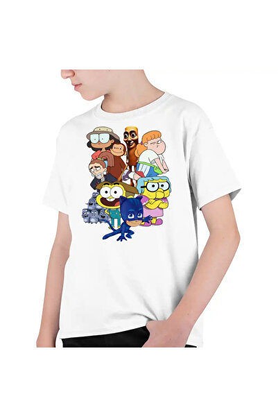 OEM Tricou Copii Baieti StuGo Tung Sahur Lemingi Bunica Green Maimuta George ...