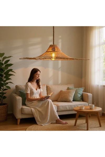 SALAŞHANE ATOLYE Gamp Rattan Çap 50