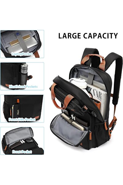 CoolBELL Lightweight Laptop Backpack by Cool Bell with USB Charging Port for Travel, Work, School - Fits 15.6