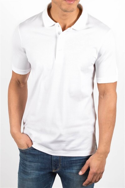 PAUL&SHARK MEN'S KNITTED POLO SHIRT