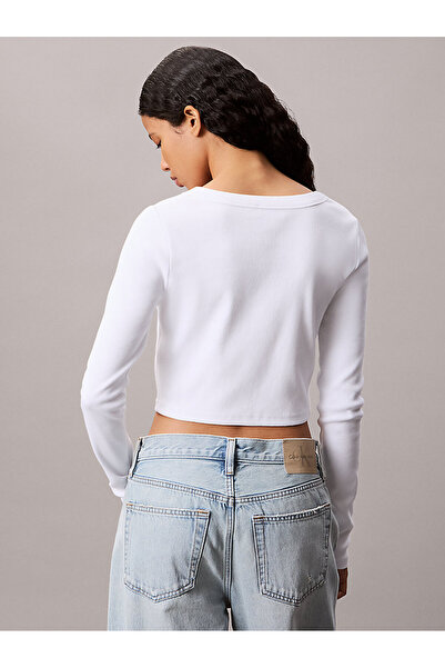 Calvin Klein Kadın Beyaz Üst