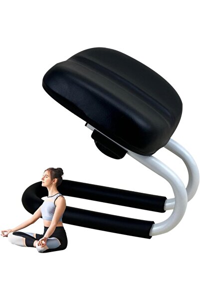 Generic Prayer Stool | Metal Frame Yoga Stool Adjustable Height, Bench Seat, Meditation Accessories, Non-sli