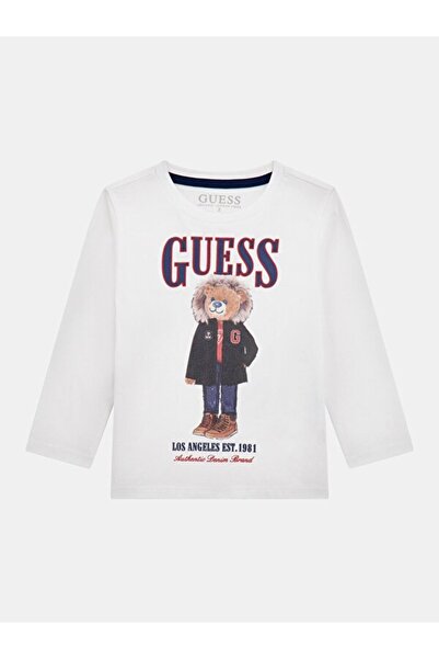 Guess Μπλουζάκι Jersey για αγόρια με κανονική εφαρμογή