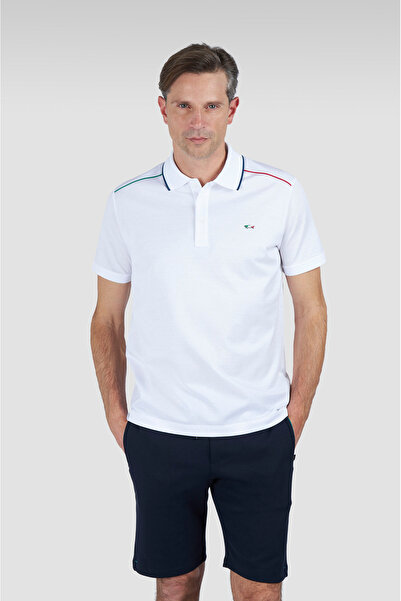 PAUL&SHARK COTTON POLO SHIRT WITH BUTTONS