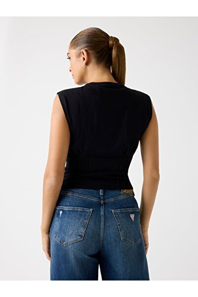 Guess Rocker Women's Modal Blend Regular Fit T-Shirt