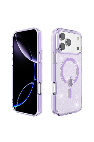 REDz Accessories Θήκη MagSafe με γκλίτερ και ενσωματωμένο γκλίτερ για iPhone ...