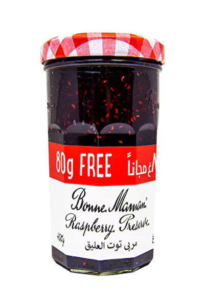 Bonne Maman مربى التوت (370 جم) + 80 جم مجانًا × 4 قطع