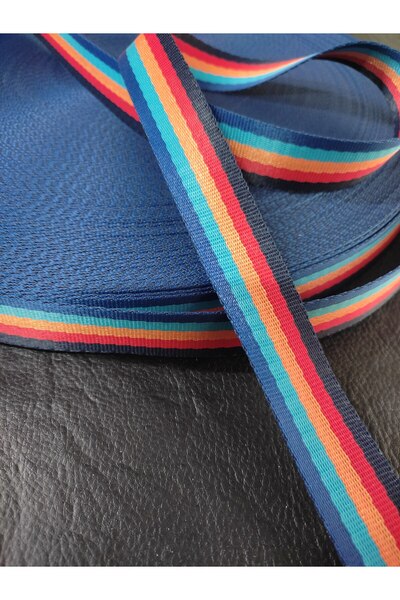 SS Oto 2.5cm Durable Multi-Color Polyester Heavy Duty Webbing Bag Strap and Hobby Strap (1 Meter)