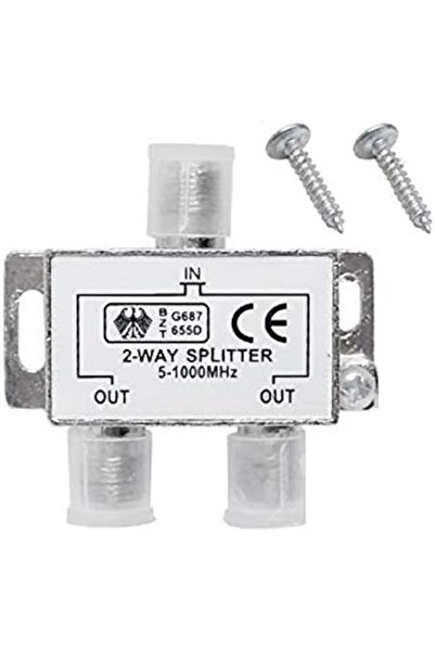 STOREMAX mrtshoppng 4818 2 li Uydu Çanak Splitter Kablo TV Rg6 Anten Çoklayıcı Dağıtıcı mrtshoppng 542093