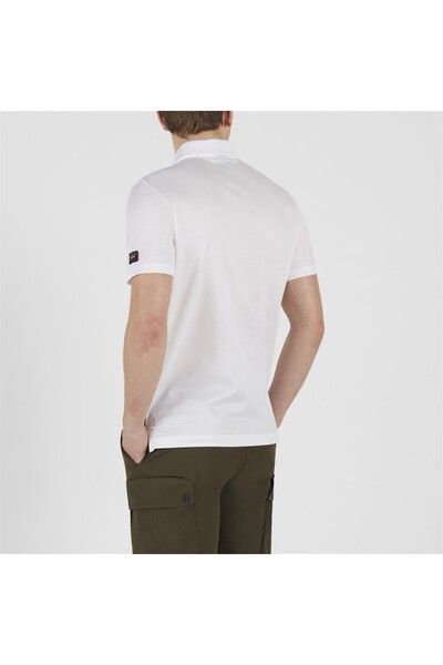 PAUL&SHARK MEN'S KNITTED POLOSHIRT C.WCOTTON