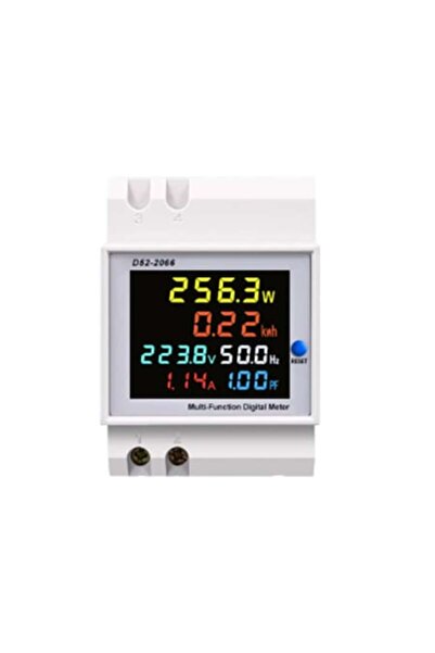 FUSIONTECHX Contor energie electrică monofazat, șină DIN,6 în 1 AC 40-300V 10...