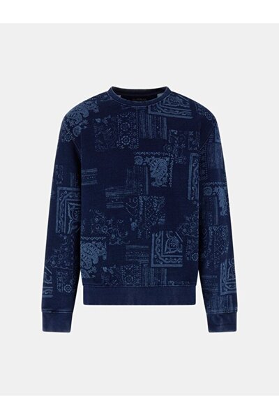 Guess Indigo Erkek Sweatshirt