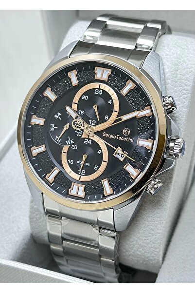 Sergio Tacchini Men's Wristwatch with Metal Cord Function