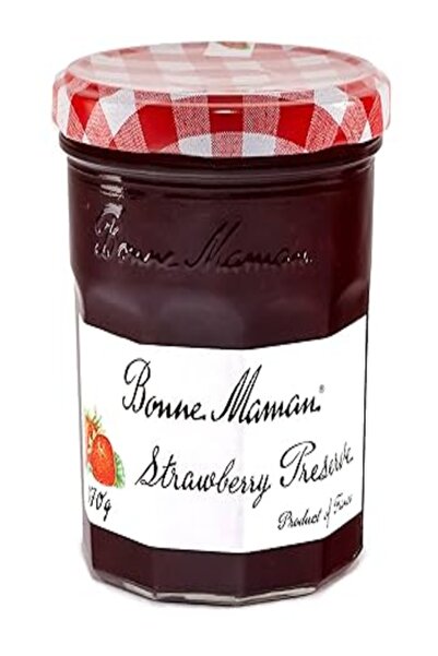 Bonne Maman مربى الفراولة (370 جرام) × 4 قطع