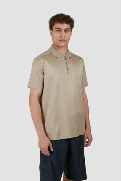 PAUL&SHARK Cotton Zip Polo Shirt