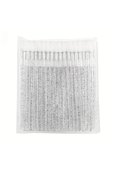 choice2 Crystal white CNK 50Pcs Disposable Lip Brush Individual Lash Removing Cleaning Mascara Applicator Ma