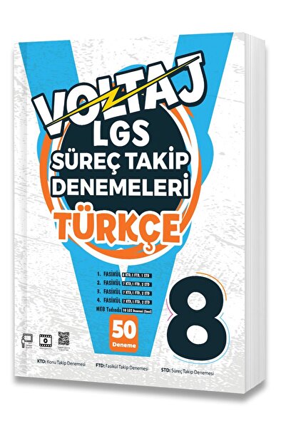 Berkay Yayıncılık 8.SINIF VOLTAJ TÜRKÇE LGS SÜREÇ TAKİP DENEMELERİ