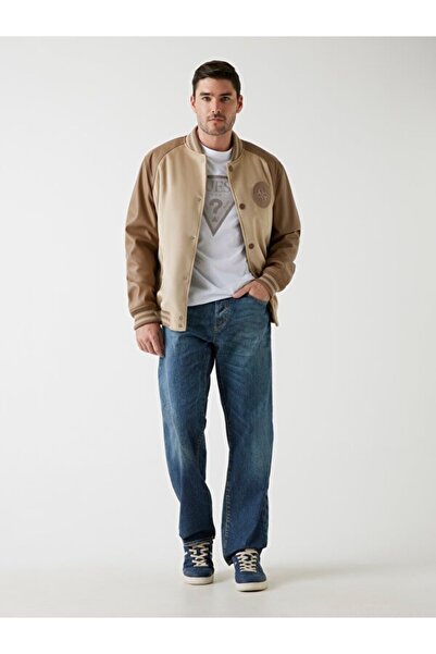 Guess Ανδρικό μπλουζάκι Triangle Regular Fit