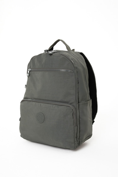 Sanmorris Унісекс Водостійка тканина з багатокімнатною структурою Чорний рюкзак для ноутбука, школи та подорожей