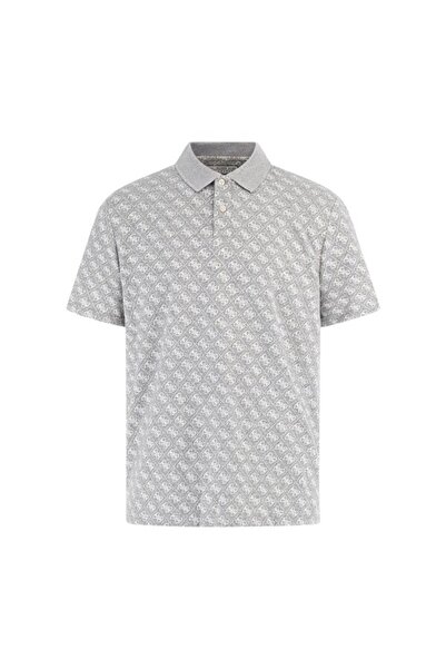 Guess Jacquard Men's Regular Fit Polo T-Shirt