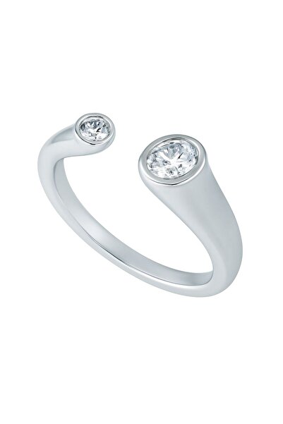 Diamonfire Γυναικείο ασημένιο δαχτυλίδι με ανοιχτά ζιρκόνια 611771