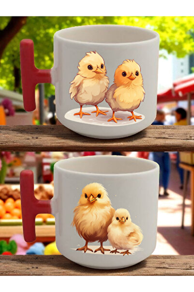lili hediyelik Chicks 2-Piece Latte Cup Set - 1St Birthday Gift, Gifts to Giv...