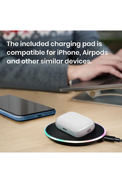 Perixx PERIMICE-713RX Wireless Rechargeable Vertical Mouse - Duo Wired and Wireless Charging Feature