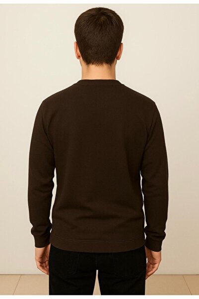 AXXEL Erkek Kahve Sweatshirt-W1083