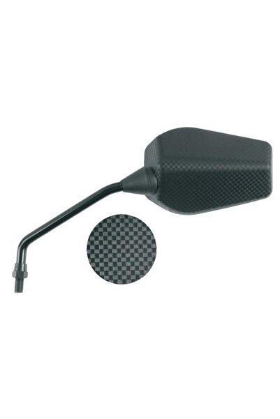 Vicma Oglindă stânga pentru motocicletă OEM - Carbon, compatibilă cu Derbi Senda (1 buc.) - Cod