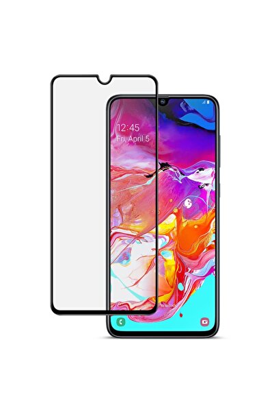 Flippy ® Folie de sticlă compatibilă cu Samsung Galaxy A70 111D Negru