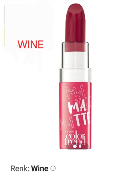 AVON COLOR TREND RUJ* WİNE