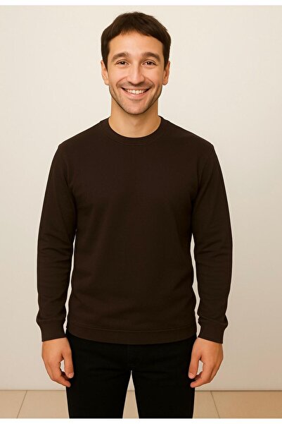 AXXEL Erkek Kahve Sweatshirt-W1083