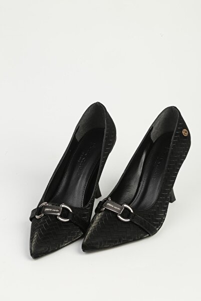 Pierre Cardin Siyah Kadın Topuklu Ayakkabı PC-55011