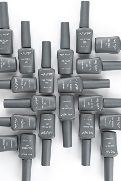 Alix Avien Yüksek Pigmentasyonlu Yoğun Renk Veren Protez Tırnak UV 5'li Kalıcı Oje Set - Nail Polish Gel Set 04