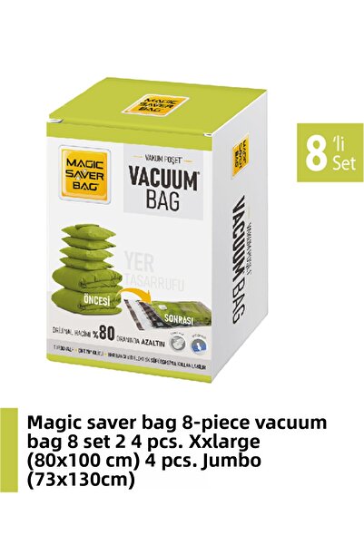 Magic Saver Bag 8-Piece Vacuum Bag Set-2